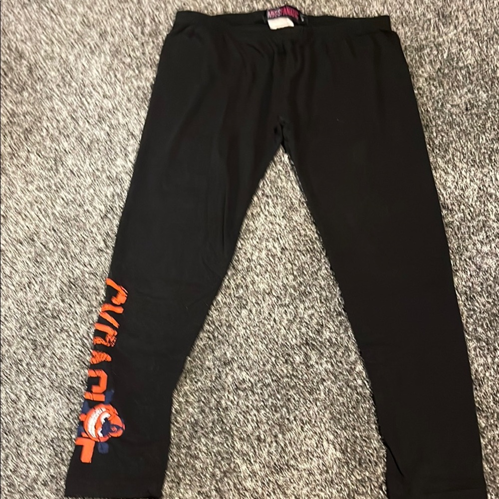 Women’s MISS FANATIC DISTRESSED LOGO SYRACUSE UNIVERSITY LEGGINGS (M)